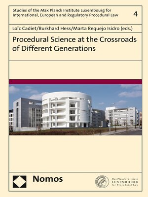 cover image of Procedural Science at the Crossroads of Different Generations